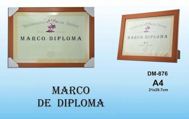 marco diploma a4 miel dm-876