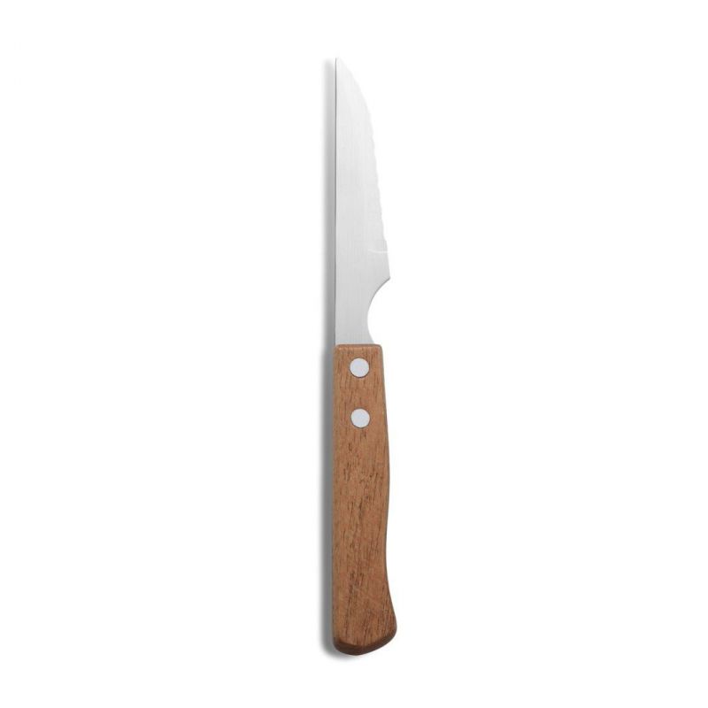 cuchillo chuletero m/madera 0,9mm
