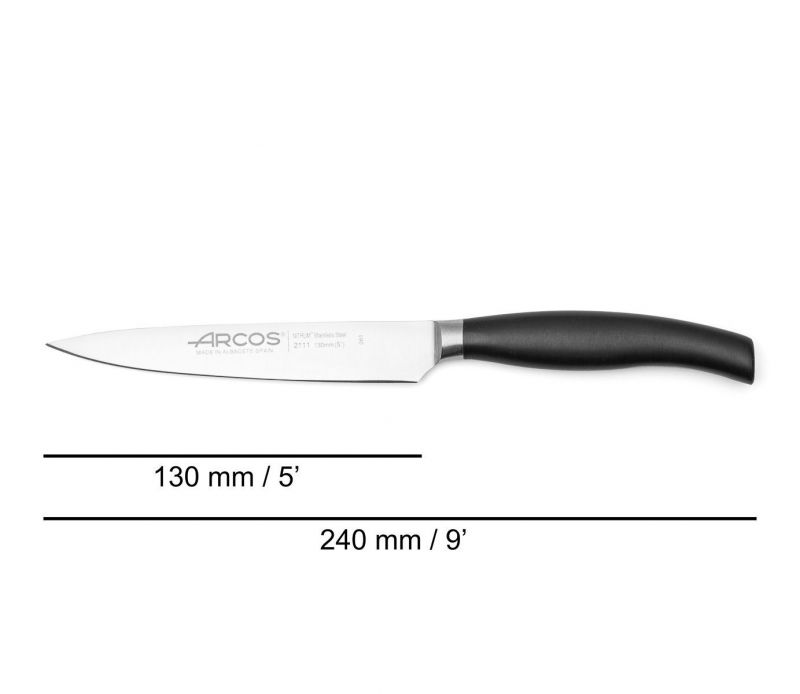 cuchillo verduras clara 130mm acero forjado