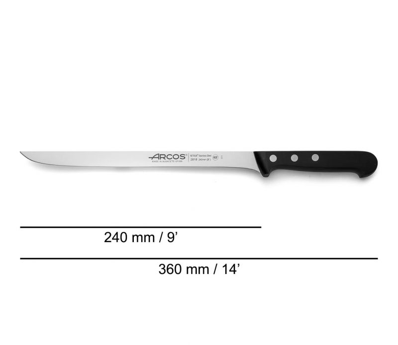 cuchillo jamonero flexible 240mm universal