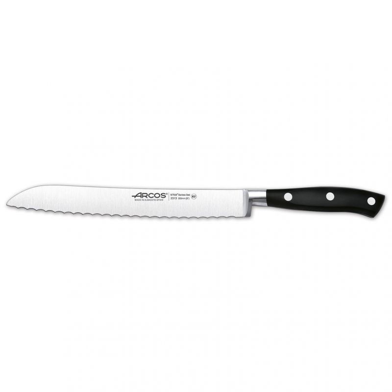 cuchillo panero riviera 200mm acero inoxidable for