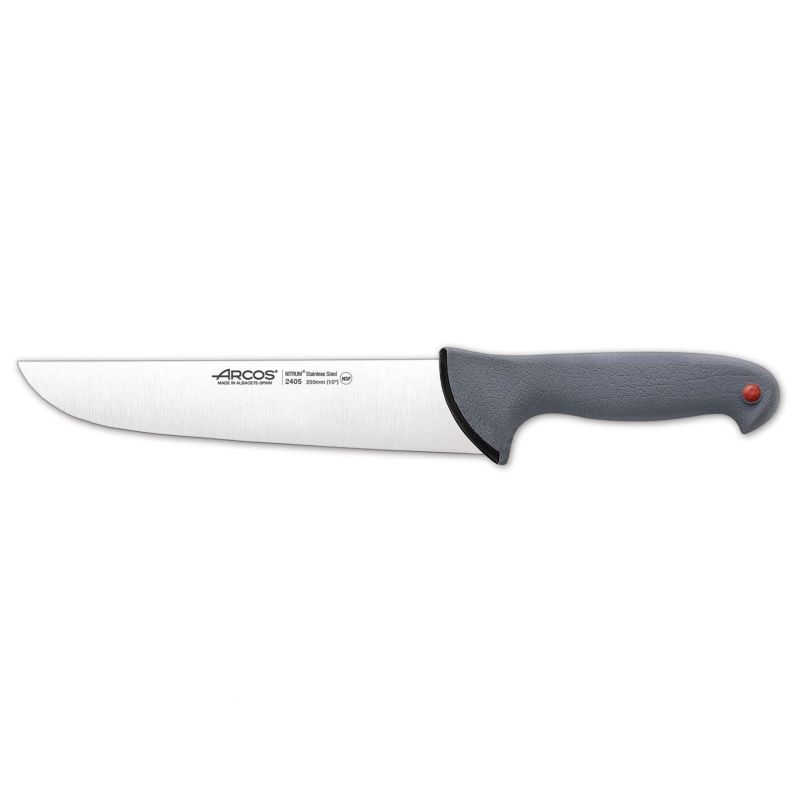 cuchillo carnicero colour prof 250mm acero inoxida