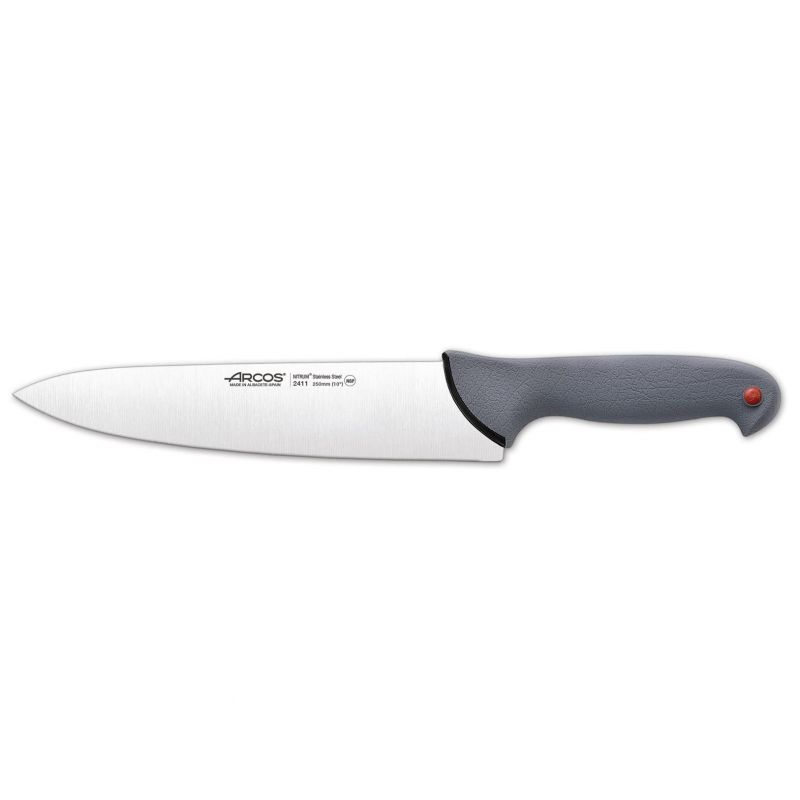cuchillo cocinero colour prof 250mm acero inoxidab