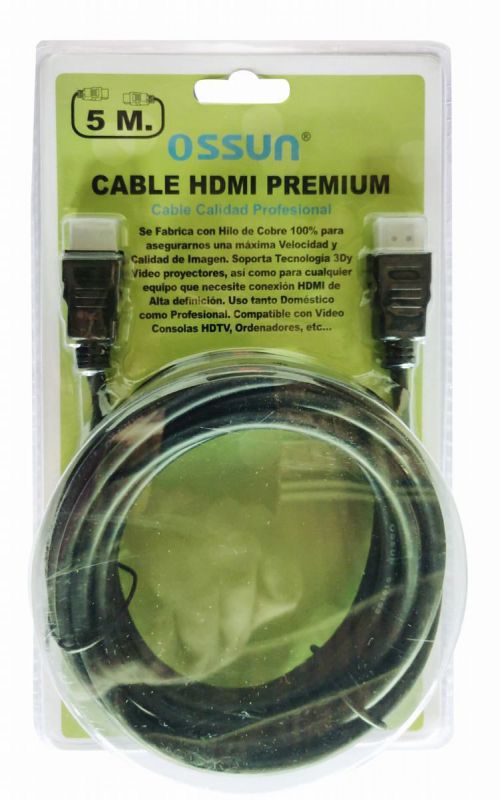 cable hdmi alta definicion 14x4,5mm  5 m