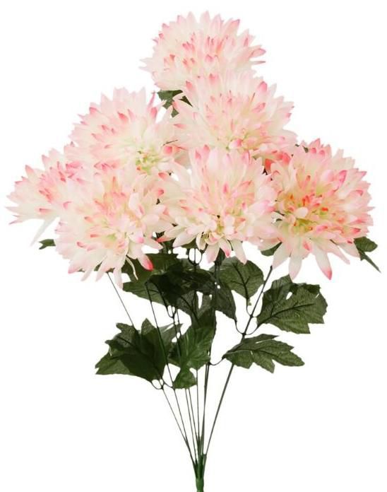 ramo crisantemo x9 53cm rosa