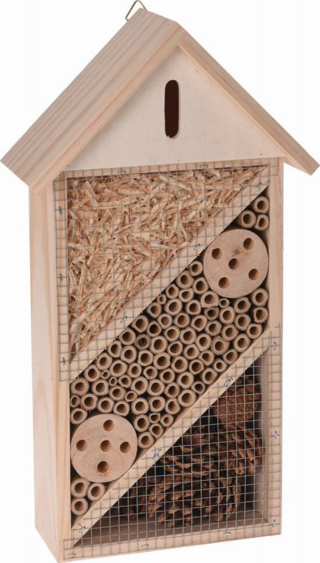 insect hotel wood 20x8,5x36cm