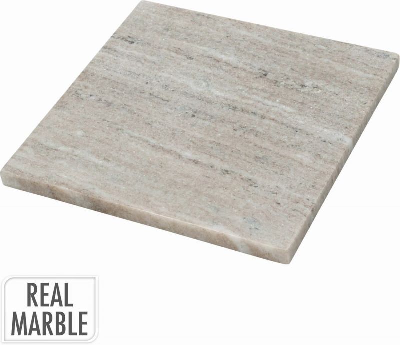 plato cuadrado plano marmol gris 20x20xh1,5cm
