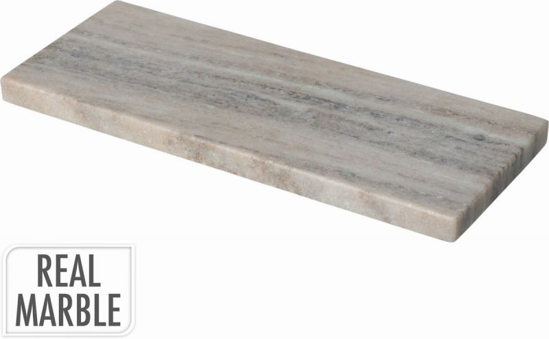 fuente rectangular plana marmol gris 25x10xh1,5cm