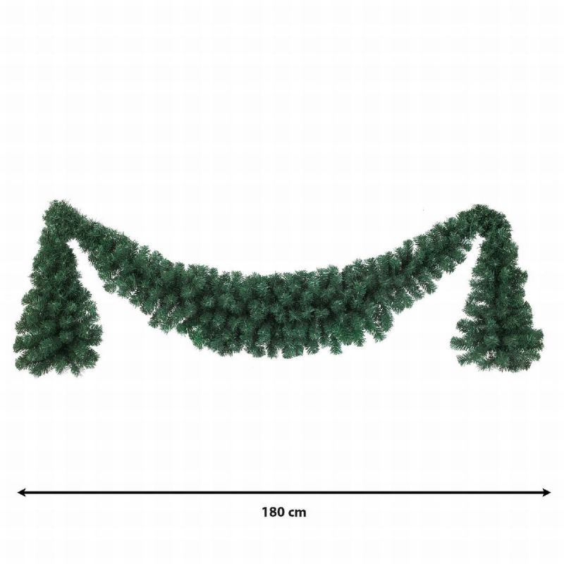 guirnalda imperial pino c/colgante puntas 180x60cm