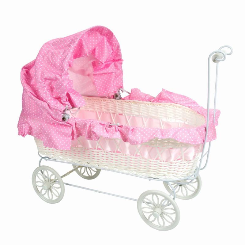 carrito bebe capota rosa