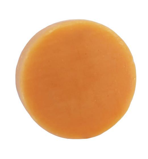 jabón redondo naranja claro 30 grs.