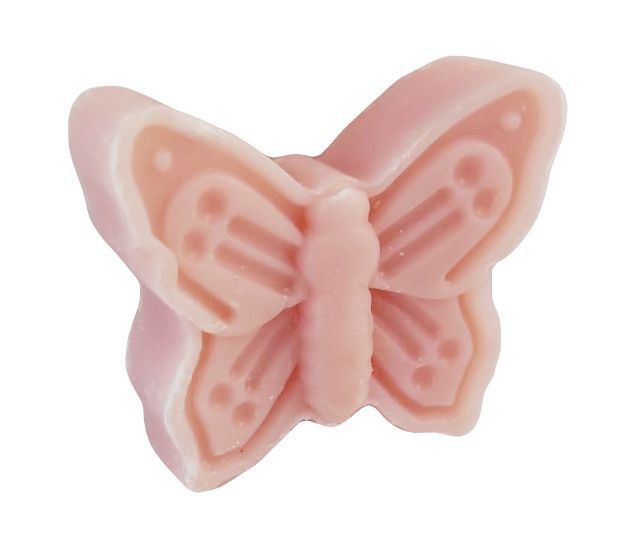jabón mariposa rosa claro  25 grs.