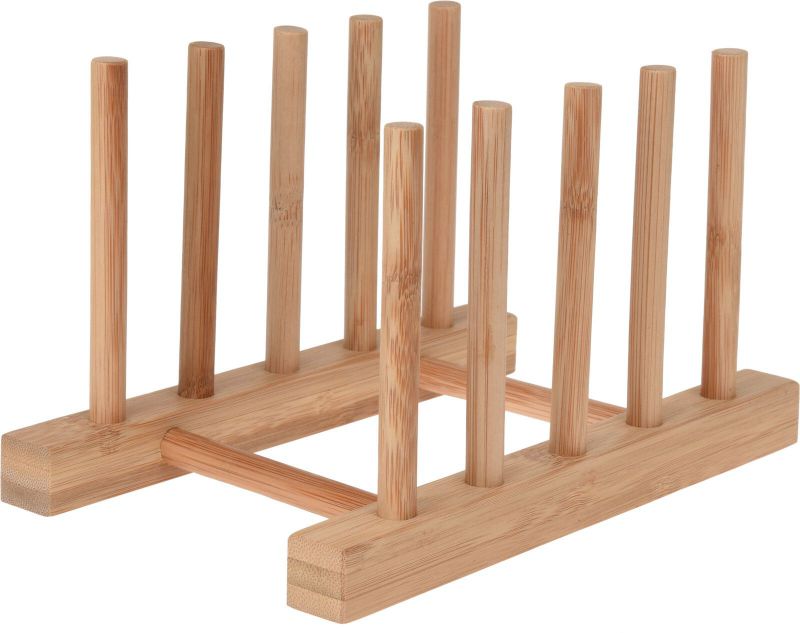 soporte 4 platos bambu 20x12cm