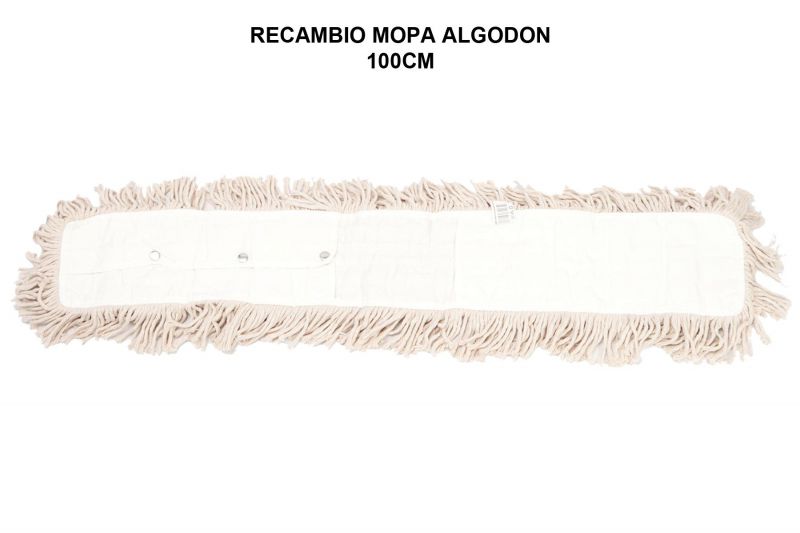 recambio mopa algodón 100cm