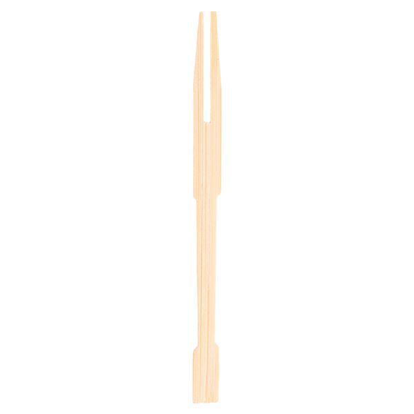minitenedor 9cm natural bambu 200unid