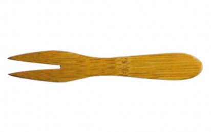 mini tenedores 9cm bambu 50unid