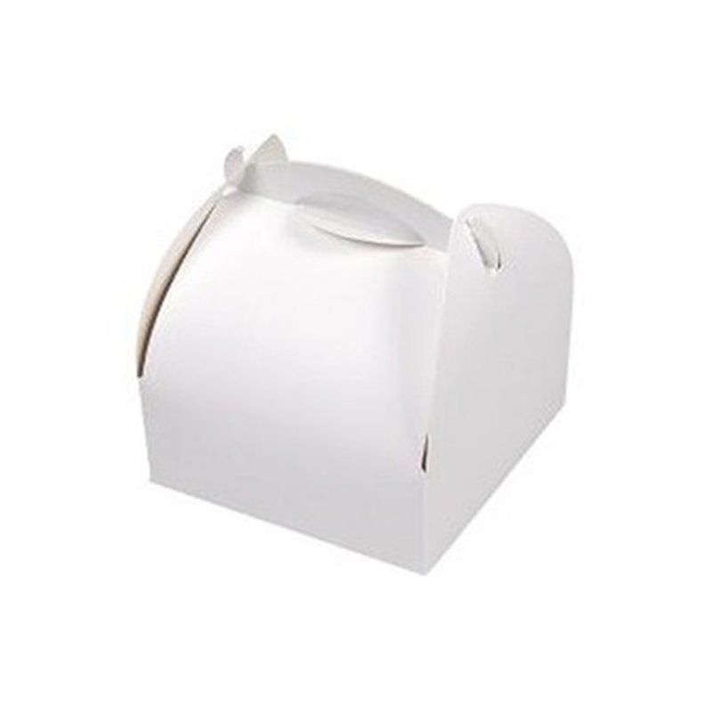 envase carton con asa blanco 17x15x5cm 50unid