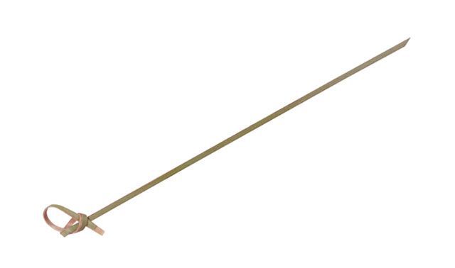 bolsa pinchos bamboo con lazo 12cm 12unid