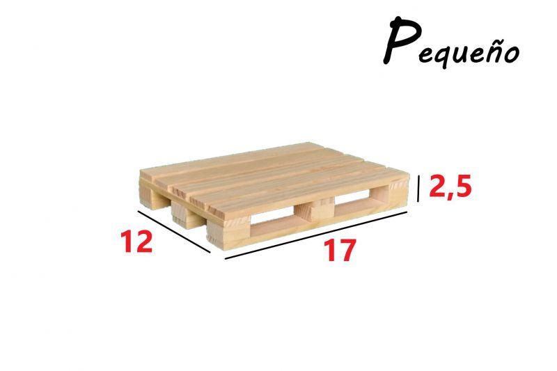 palet de madera natural p