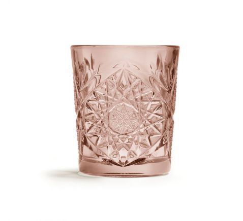 vaso hobstar rosa 35cl 8,9x10,6cm 6 und.