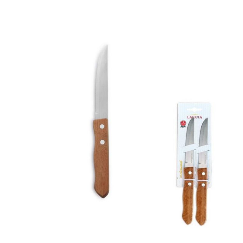 cuchillo chuletero m/madera 0,9mm 2 unds. sierra f