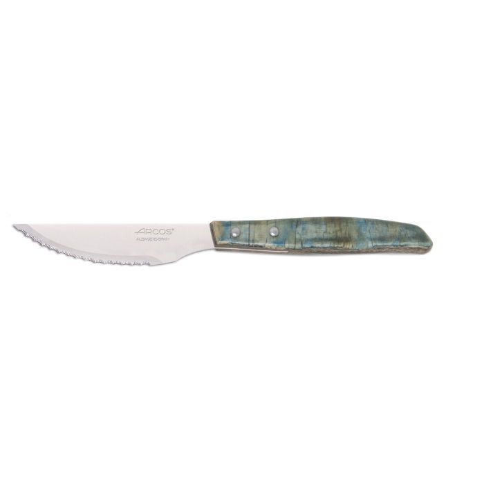 cuchillo chuletero 110mm chopo azul de madera
