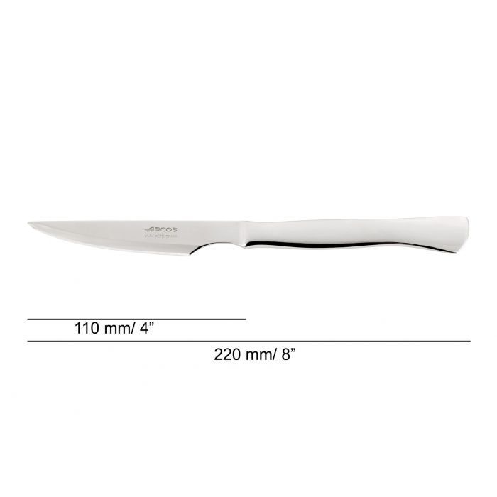 cuchillo chuletero filo 110mm acero inoxidable arc