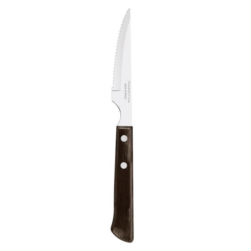 cuchillo carne 11cm polywood castaño tramontina