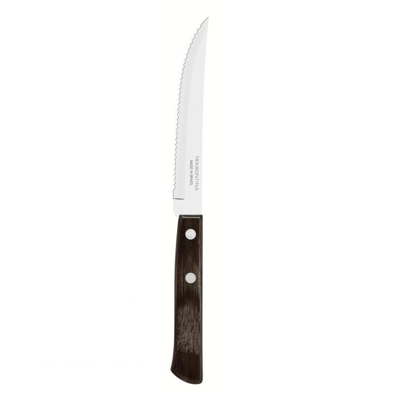 cuchillo carne 12cm polywood castaño tramontina