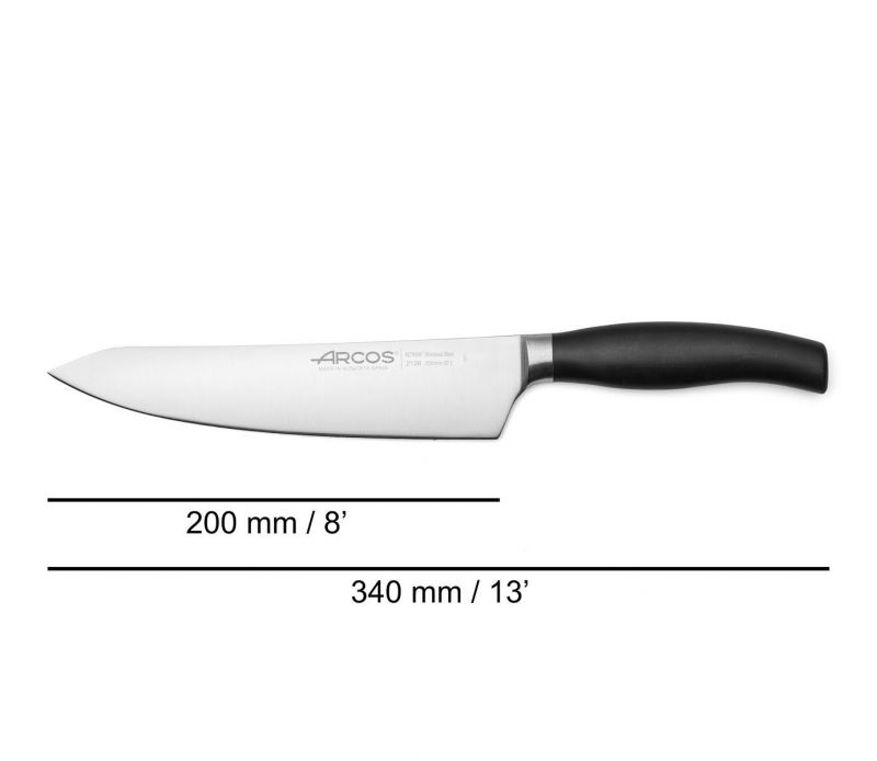cuchillo cocinero clara 200mm acero forjado
