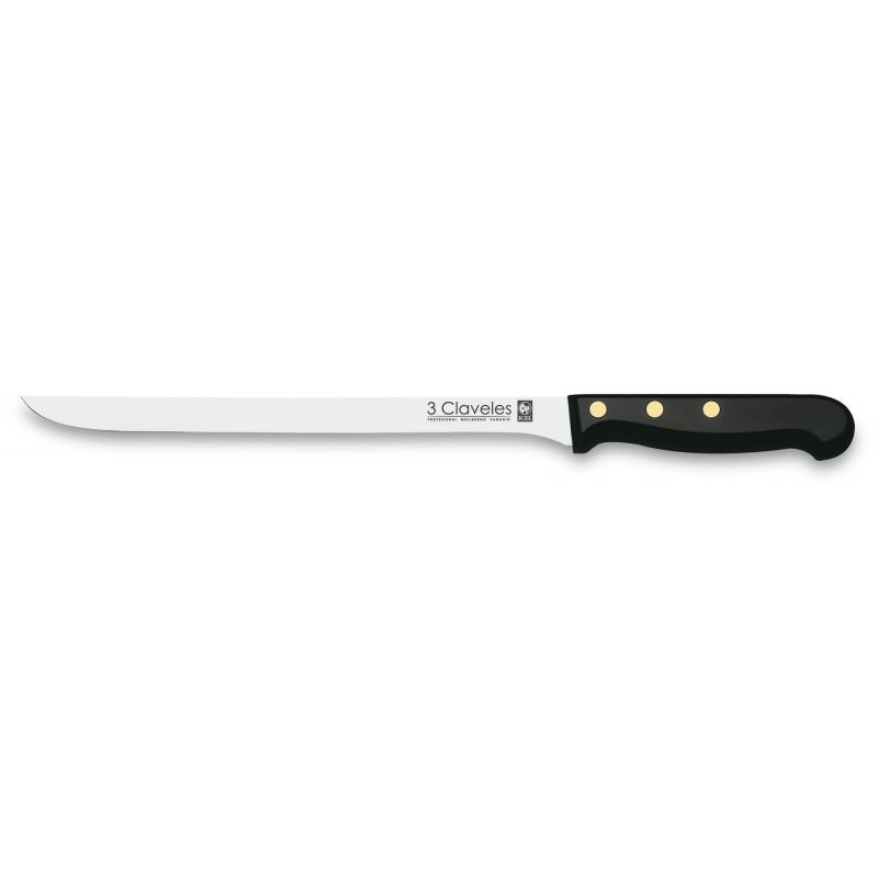 cuchillo jamonero i.pom 24 cm - 9,5" d 3c