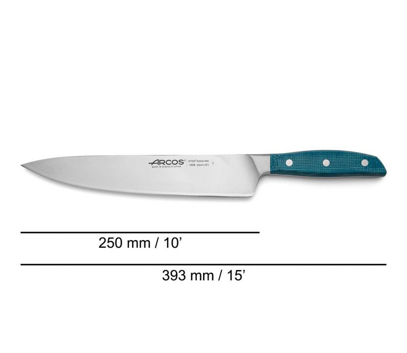 cuchillo cocinero brooklyn 250mm acero inoxidable