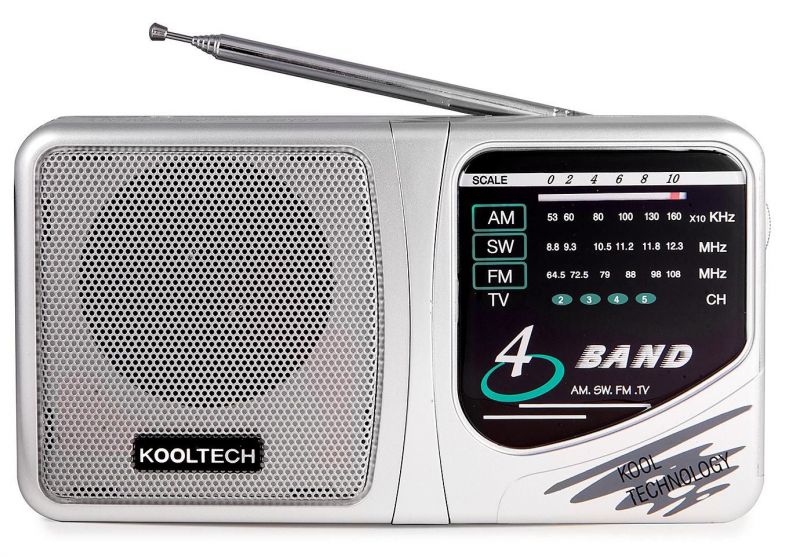 radio analogica 4 bandas  kooltech