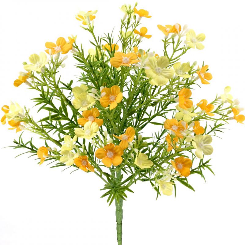 ramo florecillas silvestre 37cm amarillo