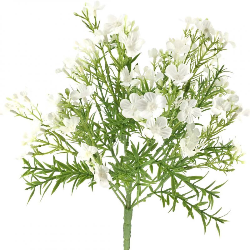 ramo florecillas silvestre 37cm blanco