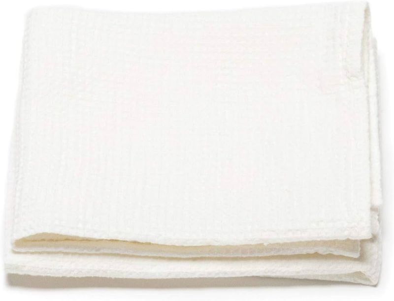 toalla algodon biodegradable 100x140cm blanco 25un