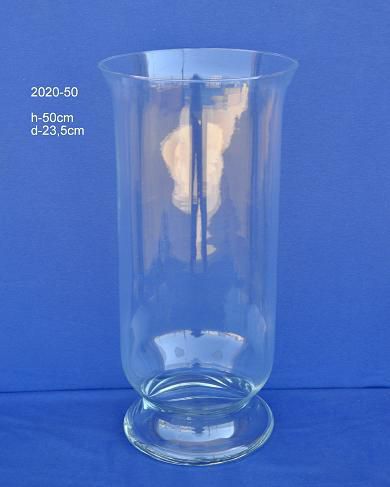 candelabro cristal h:50 d:23,5 cm