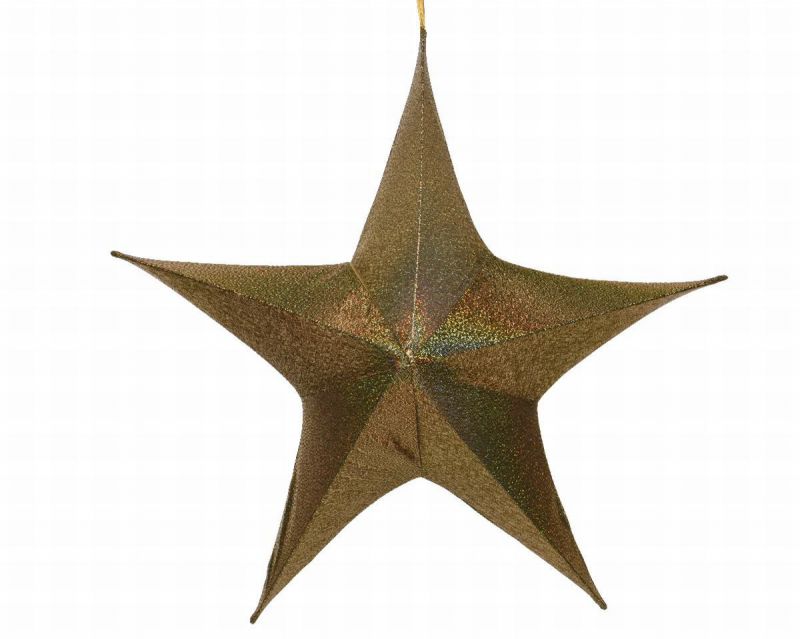 estrella colgante metal gran deco 135x42cm oro
