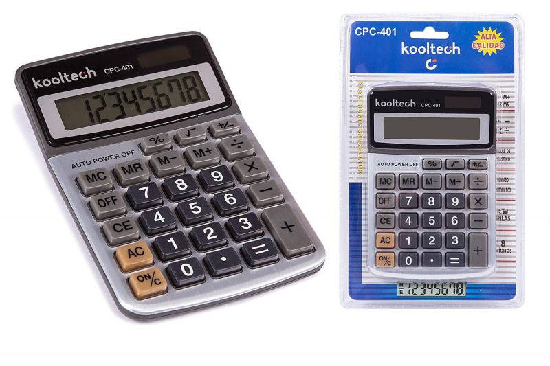 calculadora pequeña 8 digitos  kooltech