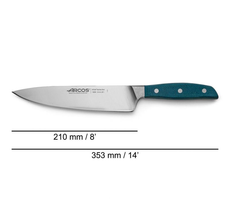 cuchillo cocinero brooklyn 210mm acero inoxidable