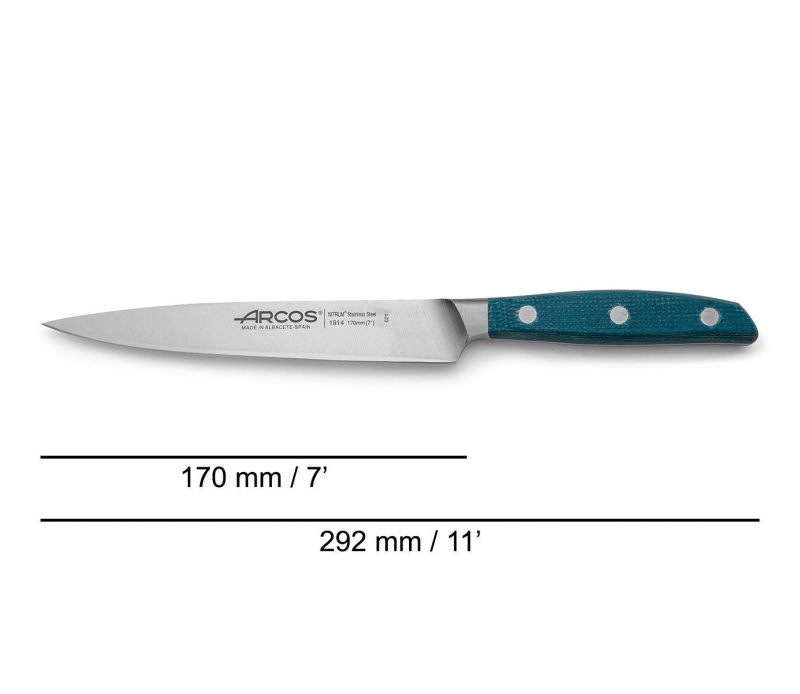 cuchillo lenguado brooklyn 170mm acero inoxidable