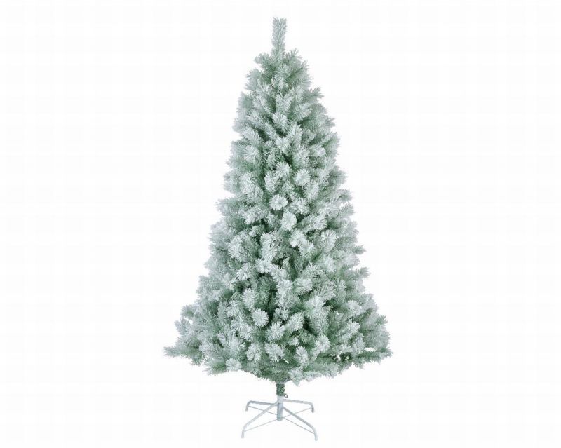pino brighton navidad nevado puntas 210x130cm verde claro