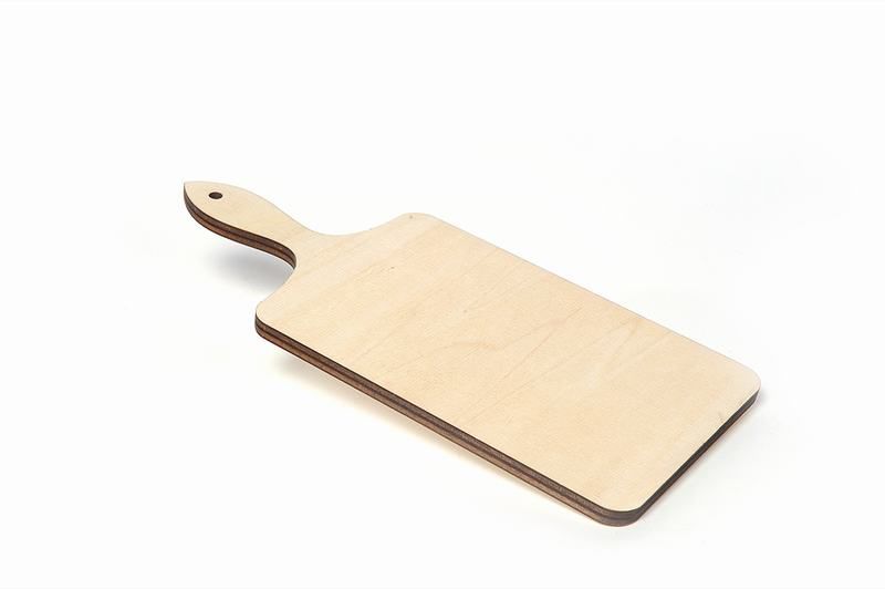 tabla de cortar de madera cm 28x12