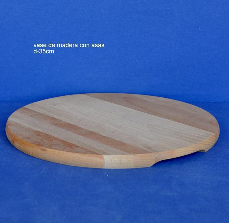 base de madera con asa 35cm
