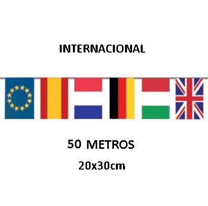 bandera plastico intern.20x30 50 mt