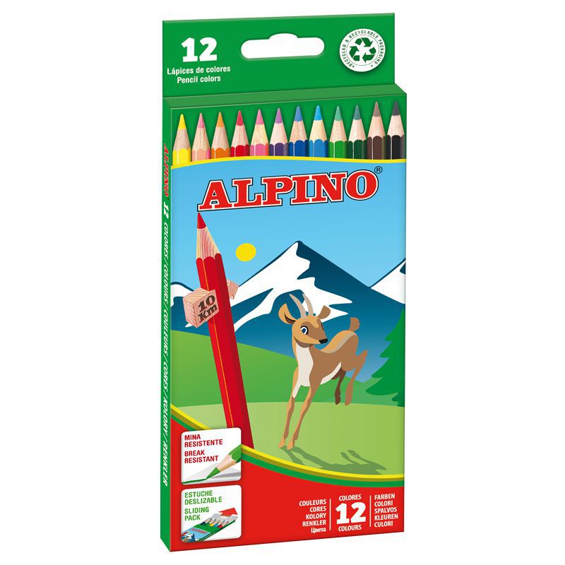 lapices alpino 12und. carton