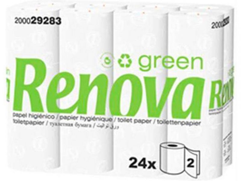 higienoco renovagreen 175 2h 24 rollos blanco