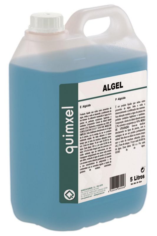 algicida antialgas algel quimxel 5l