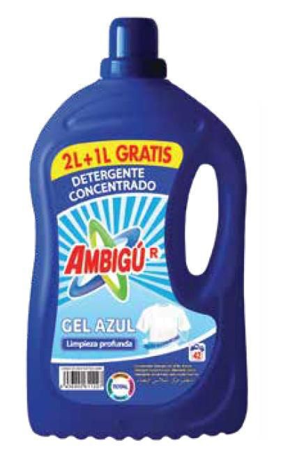 detergente liquido ambigu gel azul 3l