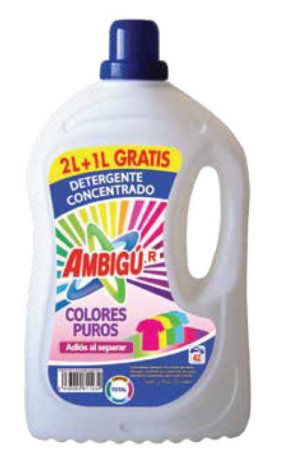 detergente liquido ambigu colores puros 3l